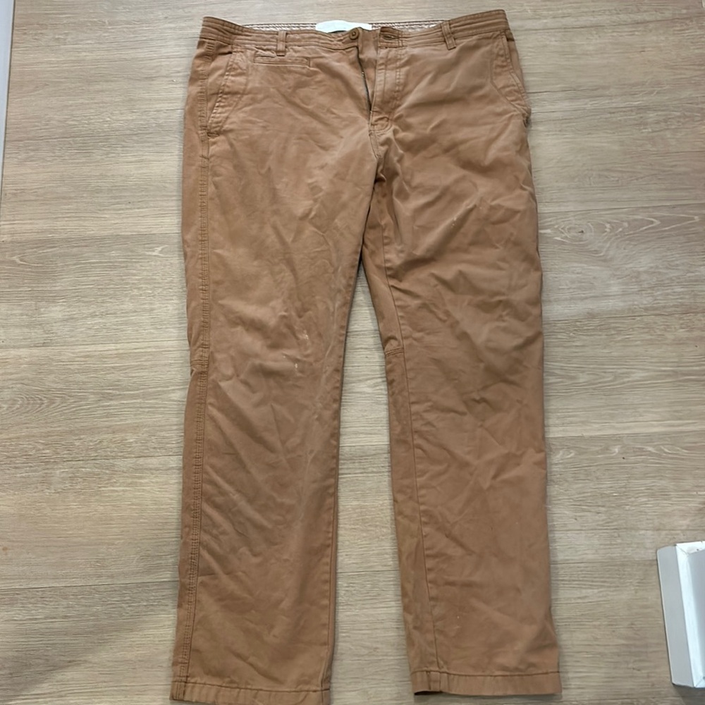 Men's paper denim khaki pants